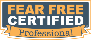 Fear Free Certified, Where veterinary healthcare professionals “take the pet out of petrified”